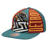 Mitchell & Ness Red NBA Detroit Pistons Big Face Callout Snapback Hat - OSFA