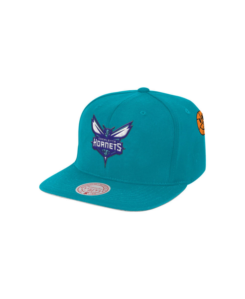 Mitchell & Ness Teal/White NBA Charlotte Hornets City Love Snapback - OSFA