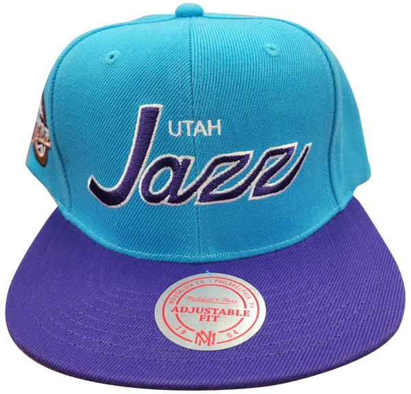 Men's Mitchell & Ness Light Blue/Purple Utah Jazz Sports Specialty HWC Snapback - OSFA