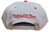 Men's Mitchell & Ness White/Red NBA Houston Rockets XL Pop Team Snapback - OSFA