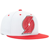 Mitchell & Ness White/Red NBA Portland Trailblazers XL Pop Team Snapback - OSFA