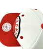 Men's Mitchell & Ness White/Red NBA Toronto Raptors XL Pop Team Snapback - OSFA