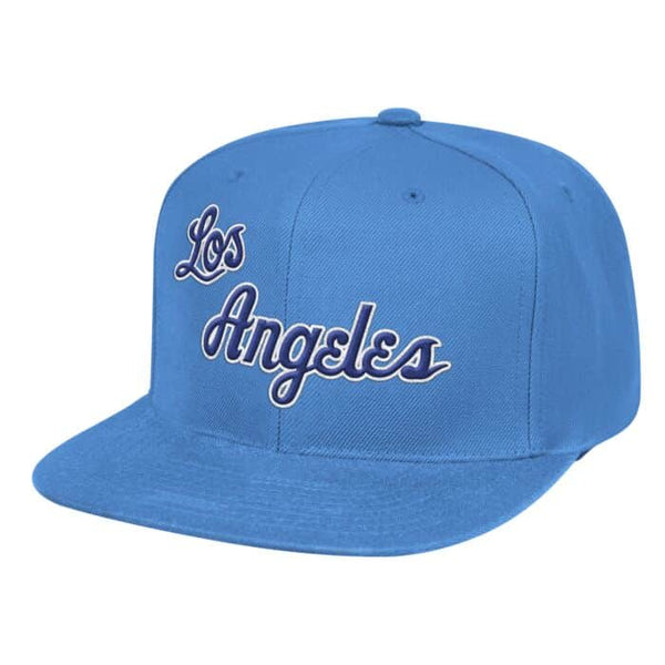 Mitchell & Ness Lght Blu NBA Los Angeles Lakers Team Ground HWC Snapback - OSFA