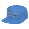 Mitchell & Ness Lght Blu NBA Los Angeles Lakers Team Ground HWC Snapback - OSFA