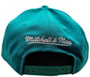 Mitchell & Ness Teal NBA San Antonio Spurs HWC Team Ground Snapback Hat - OSFA