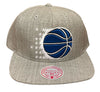 Men's Mitchell & Ness NBA Orlando Magic Team Heather HWC Snapback Hat - OSFA