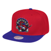 Men's Mitchell & Ness Red/Prpl NBA Toronto Raptors Wool 2 Tone Snapback - OSFA