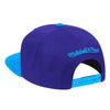 Men's Mitchell & Ness Purple/Teal NBA Utah Jazz Wool 2 Tone HWC Snapback - OSFA