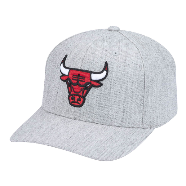 Mitchell & Ness Heather NBA Chicago Bulls Team Heather Clscs Red Snapback -