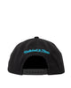 Men's Mitchell & Ness Black/Teal NBA Utah Jazz Black Dip Down Snapback - OSFA