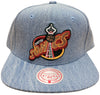 Mitchell & Ness Denim/Green/Rd NBA Seattle Supersonics LS Denim Snapback - OSFA