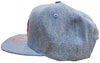 Mitchell & Ness Denim/Green/Rd NBA Seattle Supersonics LS Denim Snapback - OSFA