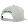 Mitchell & Ness Slvr NBA Boston Celtics 75th Anniversary Silver Snapback - OSFA