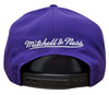 Mitchell & Ness Purple/Black NBA Toronto Raptors Slash Century Snapback - OSFA