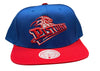 Mitchell & Ness Blue/Red NBA Detroit Pistons Reload 2.0 HWC Snapback Hat - OSFA