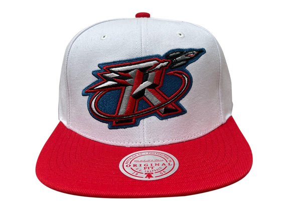 Mitchell & Ness White/Red NBA Houston Rockets Reload 2.0 Snapback Hat - OSFA