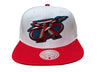 Mitchell & Ness White/Red NBA Houston Rockets Reload 2.0 Snapback Hat - OSFA