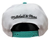 Mitchell & Ness White/Teal NBA San Antonio Spurs Reload 2.0 Snapback Hat - OSFA