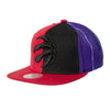 Mitchell & Ness Red/Multi NBA Toronto Raptors What The? Snapback - OSFA