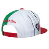 Mitchell & Ness Red/Multi NBA Toronto Raptors What The? Snapback - OSFA