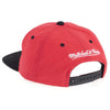 Mitchell & Ness Red NBA Toronto Raptors Team Snapback Hat - OSFA