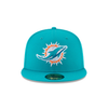 New Era 59Fifty Teal Breeze NFL Miami Dolphins Basic Fitted Hat 70339254