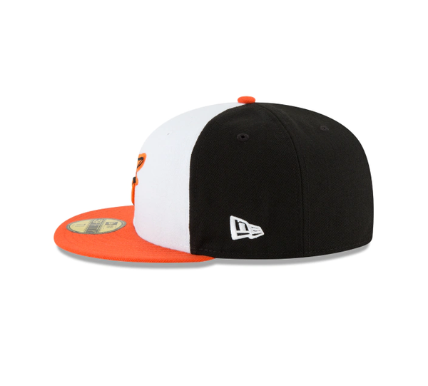 Baltimore Orioles New Era Home Authentic Collection On-Field 59FIFTY Fitted  Hat - White/Orange