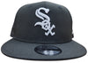 New Era 9Fifty Chicago White Sox Black/White Custom Trucker Snapback - OSFA