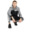 Men's Puma Black/White/Gray ESS+ Block Sweatpants
