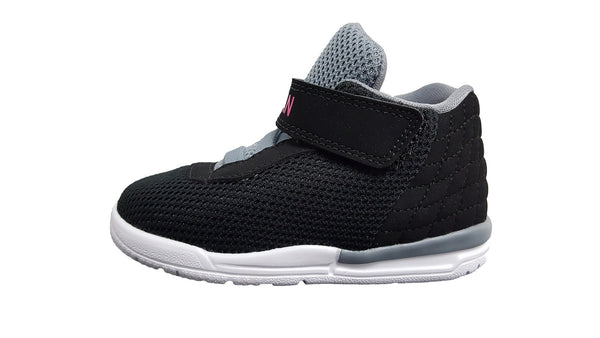 Toddler's Jordan Academy Black/Vivid Pink-Cool Grey