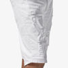 Men's Copper Rivet White Denim Shorts