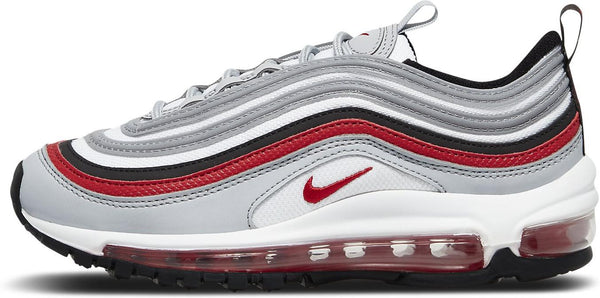 Big Kid's Nike Air Max 97 'Wolf Grey Red' Wlf Gry/Unv Rd/Bk (921522 020)