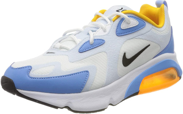 Women's Nike Air Max 200 White/Black-Half Blue (AT6175 101)