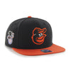 Men's 47 Brand Baltimore Orioles Sure Shot Snapback Hat - OSFA