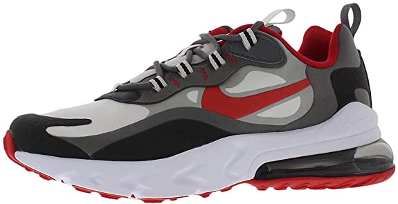 Big Kid's Nike Air Max 270 React Black/Univ Red-Iron Grey (BQ0103 013)