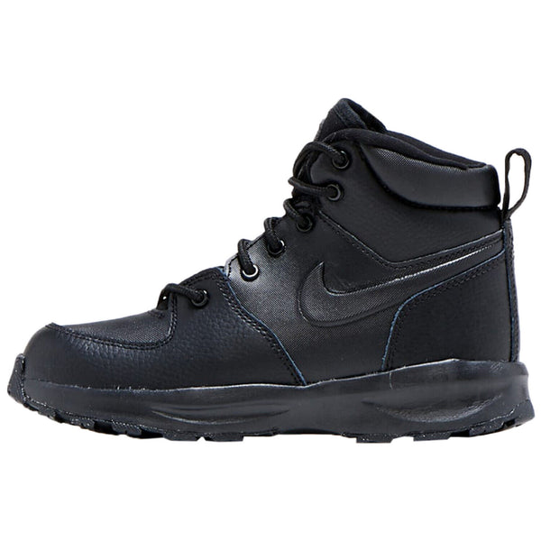 Little Kid's Nike Manoa LTR Black/Black-Black (BQ5373 001)