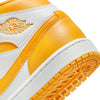 Women's Jordan 1 Mid White/University Gold-White (BQ6472 117)