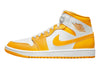 Women's Jordan 1 Mid White/University Gold-White (BQ6472 117)