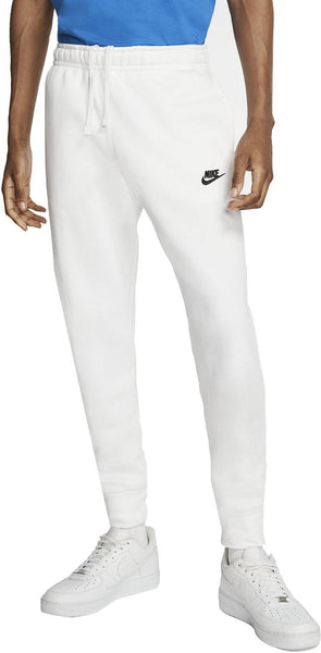 Men's Nike Sportswear White/White/Black Club Fleece Jogger (BV2671 100)