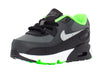 Toddler's Nike Air Max 90 LTR Black/Chrome-Dk Smoke Grey (CD6868 016)