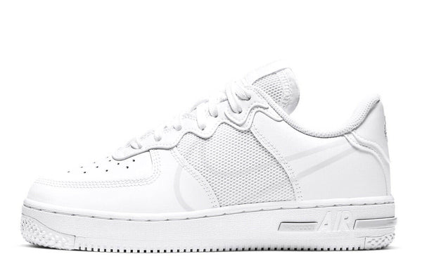 Big Kid's Nike Air Force 1 React SU White/Pure Platinum (CT5117 101)