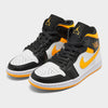 Women's Jordan 1 Mid SE White/Laser Orange-Black (CV5276 107)
