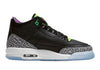 Big Kid's Jordan 3 Retro SE Black/White-Electric Green (DA2304 003)