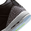 Big Kid's Jordan 3 Retro SE Black/White-Electric Green (DA2304 003)