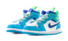 Toddler's Jordan 1 Mid SE Dk Powder Blue/Racer Blue (DA8013 400)