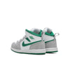 Toddler's Jordan 1 Mid SE White/Pine Green-LT Smoke Grey (DC7250 103)