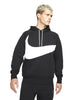 Men's Nike Black/White Sportswear Swoosh Tech Fleece Pullover Hoodie