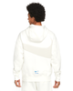 Men's Nike White/Gray Sportswear Swoosh Tech Fleece Pullover Hoodie