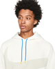 Men's Nike White/Gray Sportswear Swoosh Tech Fleece Pullover Hoodie