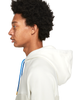 Men's Nike White/Gray Sportswear Swoosh Tech Fleece Pullover Hoodie